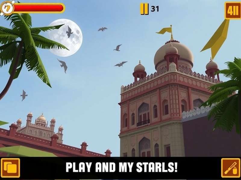 Agra Fort Mystery Tour Game Screenshot